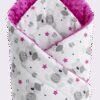 Medi Partners Double-Sided Baby Wrap Cotton + Minky