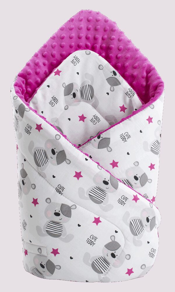 Medi Partners Double-Sided Baby Wrap Cotton + Minky