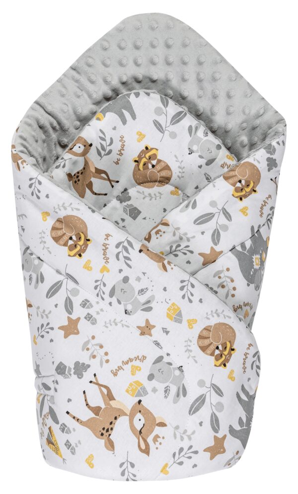 Medi Partners Double-Sided Baby Wrap Cotton + Minky