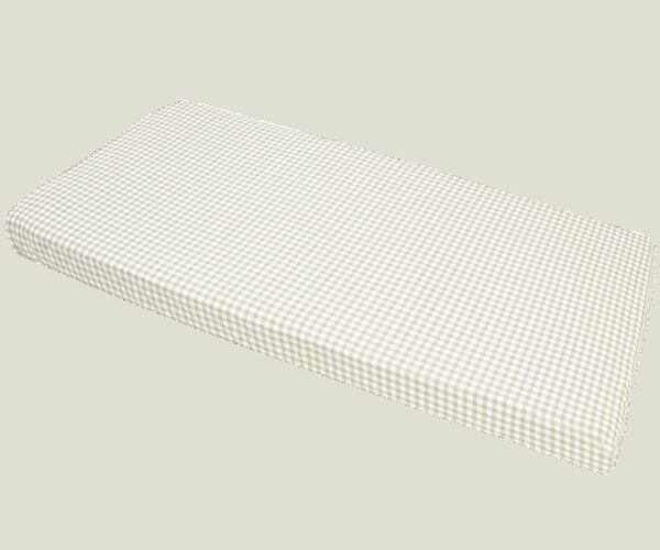 Medi Partners Fitted sheet for a bed 120x60 – cotton – Checkered