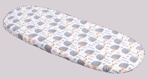 Medi Partners Fitted sheet for a stroller - cotton - Gray hedgehogs