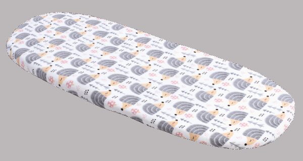 Medi Partners Fitted sheet for a stroller - cotton - Gray hedgehogs