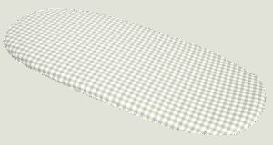 Medi Partners Fitted sheet for a stroller – cotton – Checkered