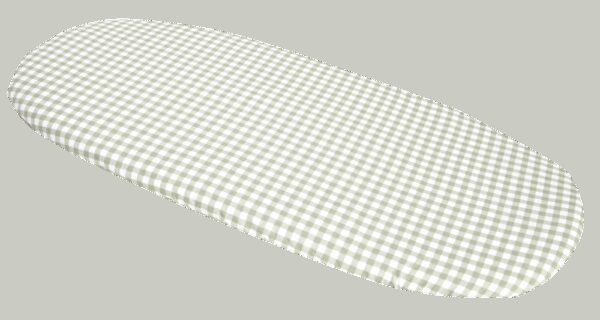 Medi Partners Fitted sheet for a stroller – cotton – Checkered