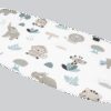 Medi Partners Fitted sheet for a stroller – cotton – Mint Zoo