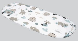 Medi Partners Fitted sheet for a stroller – cotton – Mint Zoo