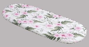 Medi Partners Fitted sheet for a stroller – cotton – Pink flowers