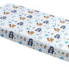 Medi Partners Fitted sheet for bed 120x60 – cotton – Animals in the forest