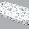 Medi Partners Fitted sheet for bed 120x60 – cotton – Mint Zoo