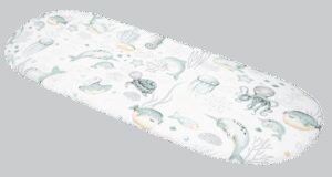 Medi Partners Fitted sheet for stroller – cotton – Ocean