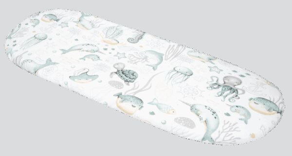Medi Partners Fitted sheet for stroller – cotton – Ocean