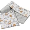 Medi Partners Quilt 75x100 + pillow 35x30 cotton + minky – Jelonki + gray minky