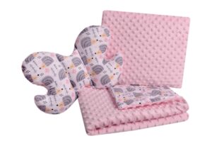 Medi Partners Set of a quilt with a pillow for a stroller