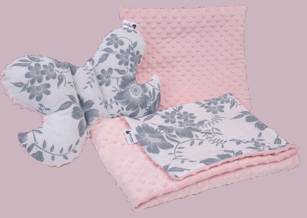 Medi Partners Set of a quilt with a pillow for a stroller