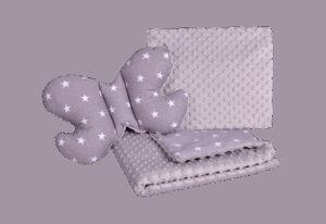 Medi Partners Set of a quilt with a pillow for a stroller