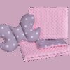 Medi Partners Set of a quilt with a pillow for a stroller