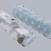 Medi Partners Stroller belt protectors (2 pcs.) cotton + minky – Teddy + blue minky