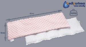 Medi Partners Temopot with cherry seeds large 20x60 – 5 chambers Minky – Light pink