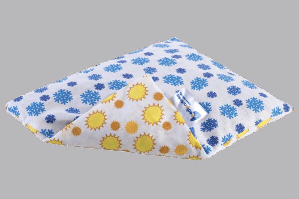 Medi Partners Thermofor with cherry seeds - Snowflakes sunflowers