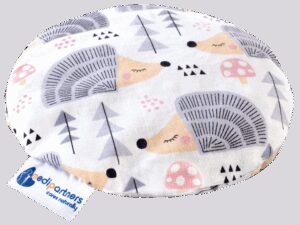 Medi Partners Thermofor with cherry seeds for children - Grey hedgehogs