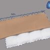 Medi Partners Thermophor with cherry seeds large 20x60 – 5 chambers Waffle – Beige
