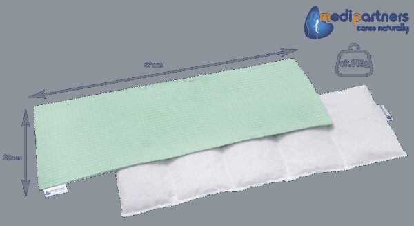 Medi Partners Thermophor with cherry seeds large 20x60 – 5 chambers Waffle – Mint