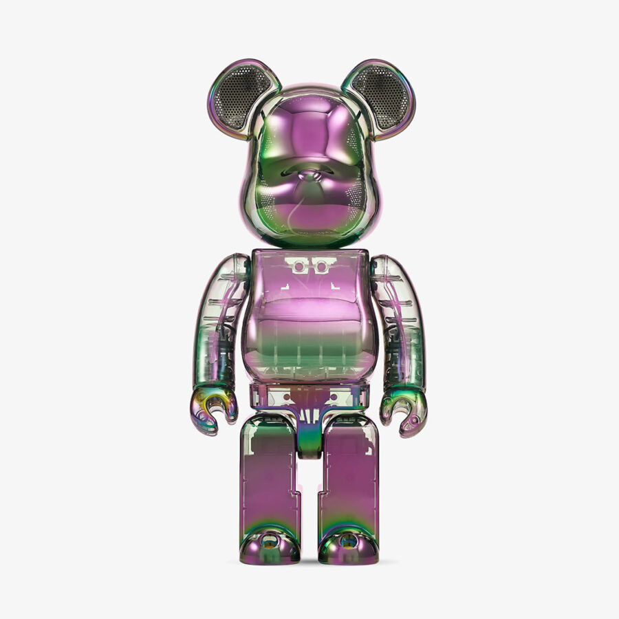 Medicom Toy BE@RBRICK Audio 400% Black Aurora Universal-alacsony-ár