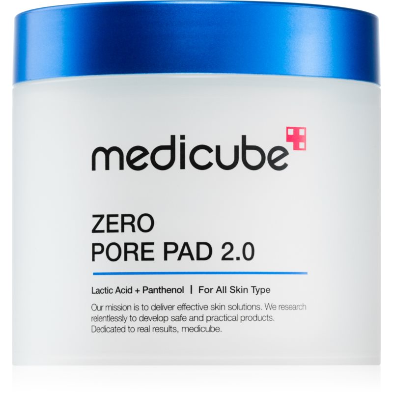 Medicube Zero Pore Pad 2.0 hámlasztó kendők a bőr kisimításáért és a pórusok minimalizásáért 70x1 db-ár