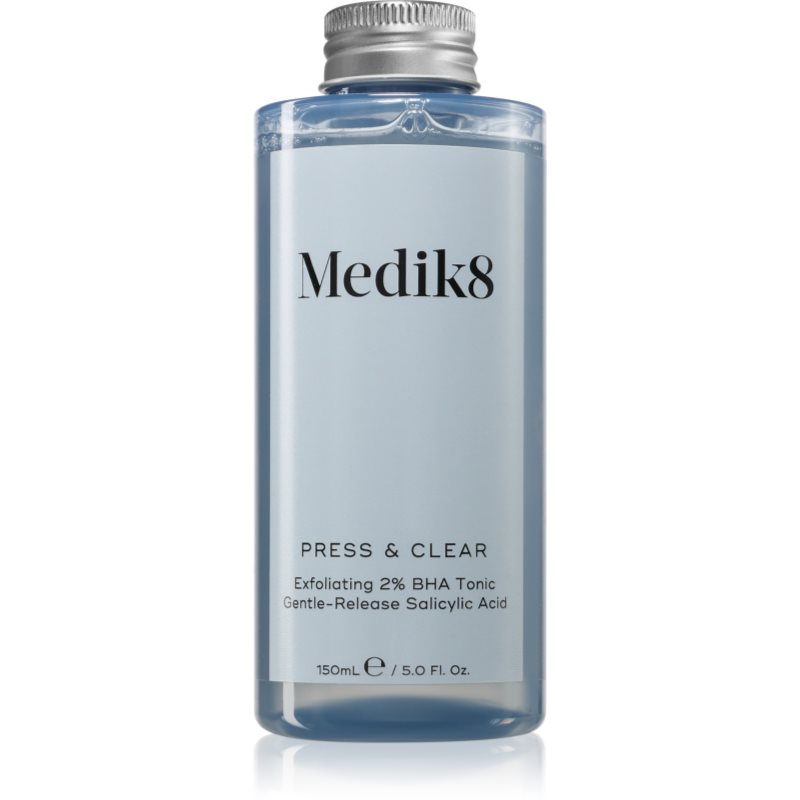 Medik8 Press & Clear gyengéd bőrhámlasztó tonik fokozatosan felszabaduló 150 ml-ár