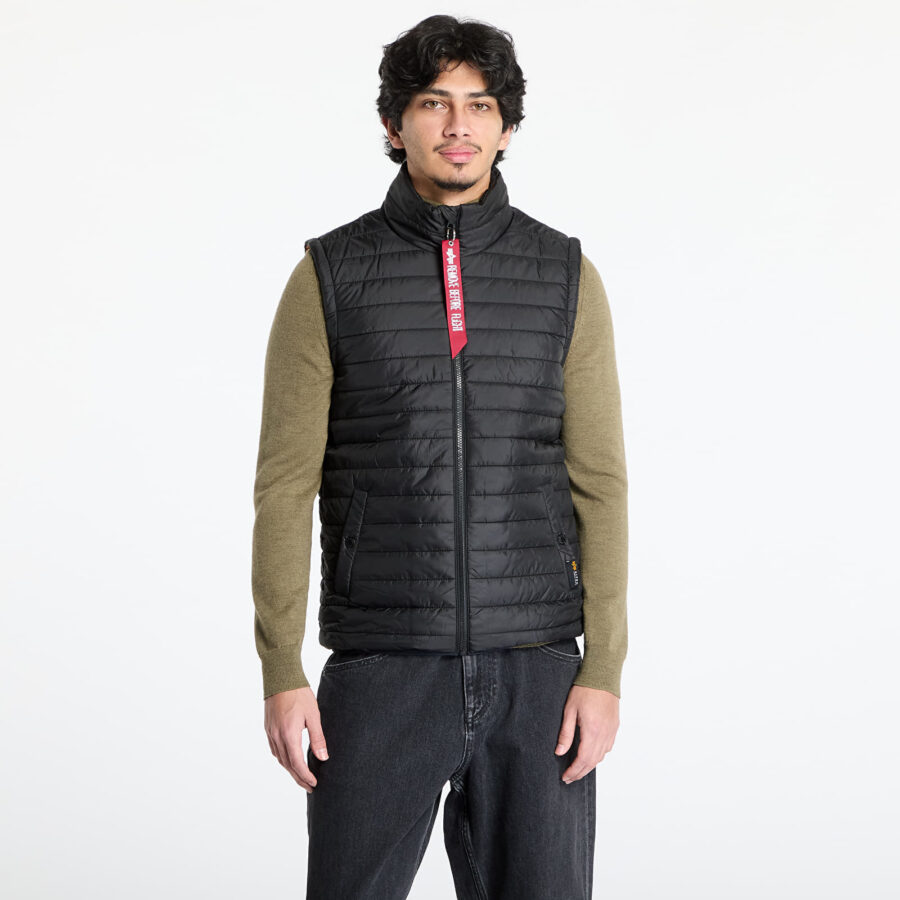 Mellény Alpha Industries Inc. Puffer Vest Ultra LW Black M-alacsony-ár