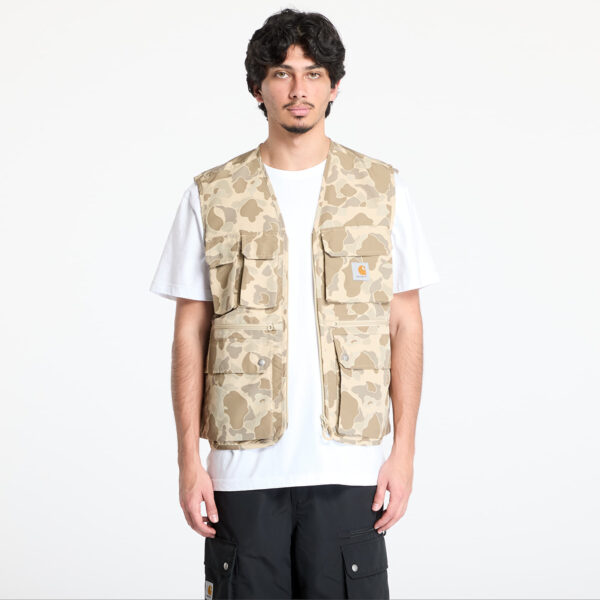 Mellény Carhartt WIP Irwin Vest UNISEX Camo Duck/ Desert XS-alacsony-ár