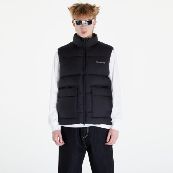 Mellény Carhartt WIP Springfield Vest UNISEX Black/ Blacksmith XS-alacsony-ár