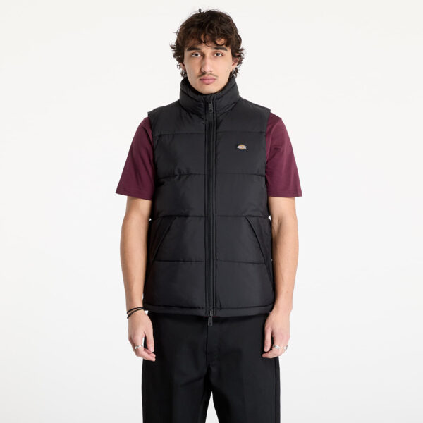 Mellény Dickies Waldenburg Vest Black S-alacsony-ár