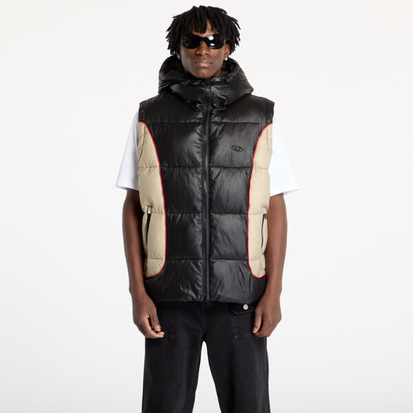 Mellény Diesel W-Ostend-Sl Vest Black 46-alacsony-ár