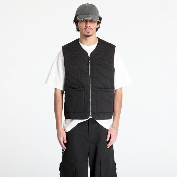 Mellény FTSHP Silver Lining Quilted Vest UNISEX Black XS-alacsony-ár