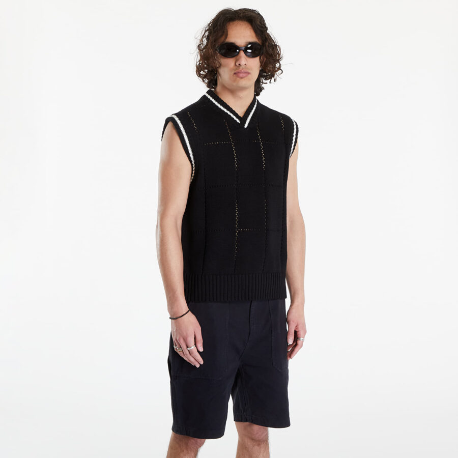 Mellény HAL STUDIOS® Hs Knit Vest Black S-alacsony-ár