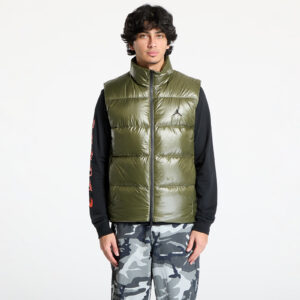 Mellény Jordan Flight Men's Down Vest Medium Olive/ Black S-alacsony-ár