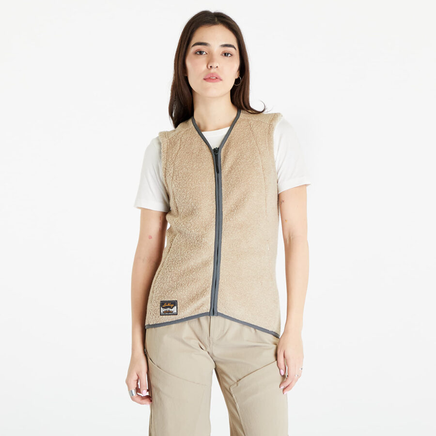 Mellény Lundhags Flok Pile Wool Vest Sand S-alacsony-ár