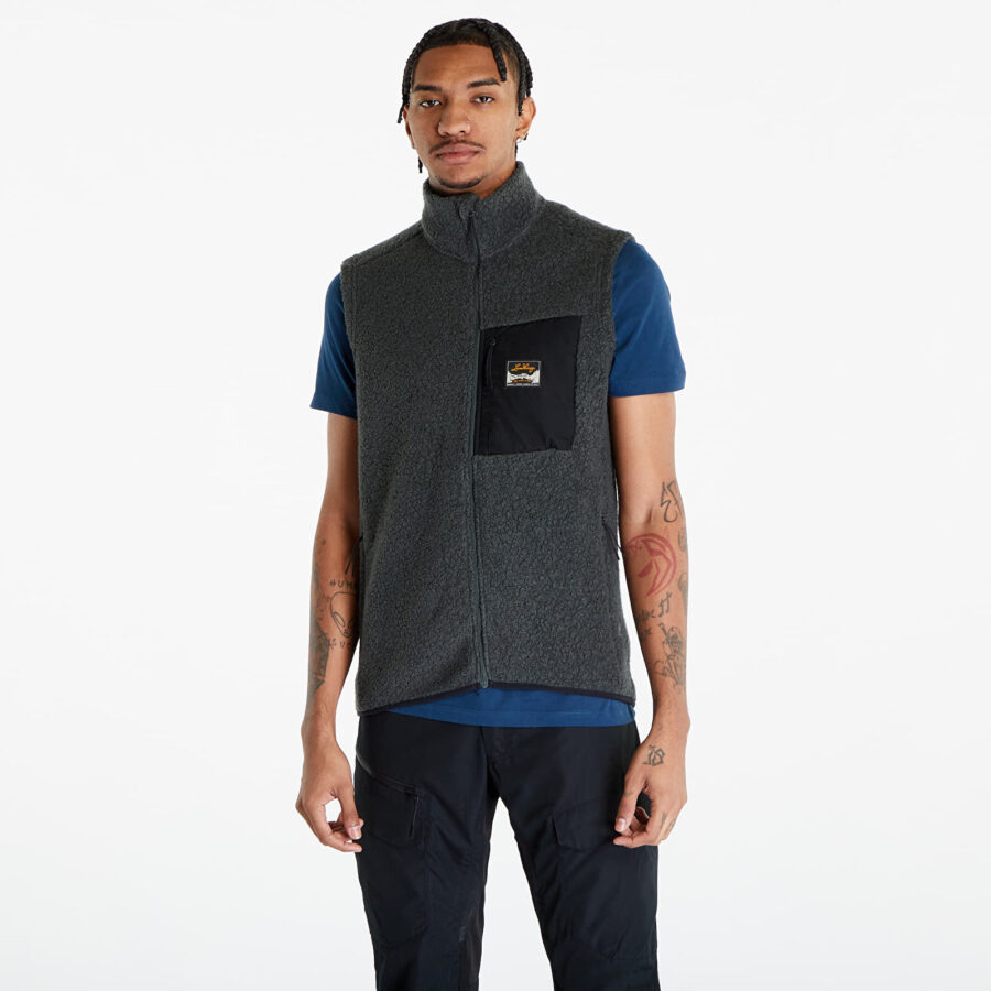 Mellény Lundhags Flok Pile Wool Vest Seaweed M-alacsony-ár