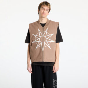 Mellény PLEASURES x Slipknot Goat Padded Vest Beige S-alacsony-ár