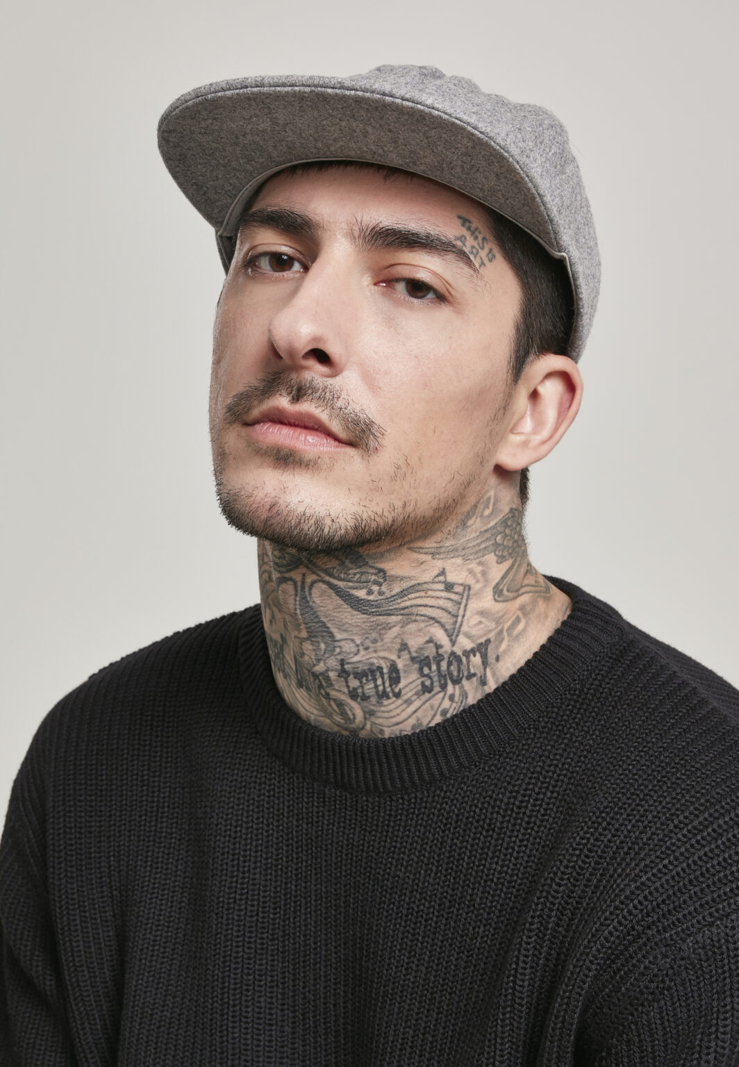 Melton hat gray