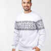 Men Sweatshirt GLANO - white