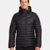 Men ́s down jacket Kilpi PYRAMIDEN-M Black