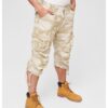 Men's 3/4 Pants Urban Legend - Cream/Camouflage