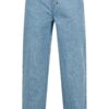 Men's 3D Embroidery Jeans Light Blue
