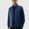 Men's 4F Recycled Down Vest - Navy Blue