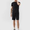 Men's 4F Tracksuit Shorts - Black