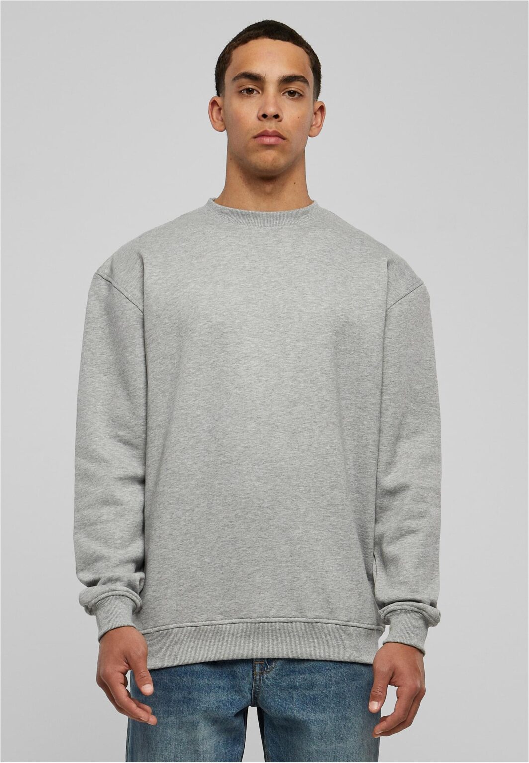 Men's Basic Hoodless Sweatshirt - Grey