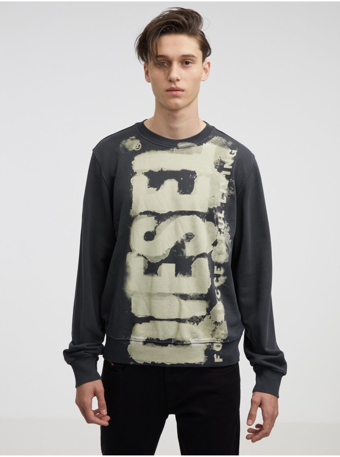 Men's Black Diesel Sweatshirt - Men's