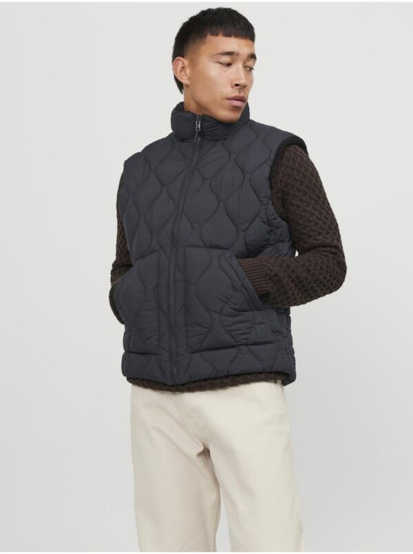 Men's Black Reversible Vest Jack & Jones Side - Men